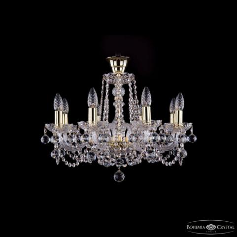 Люстра Bohemia Ivele Crystal  1402/8/195 G Balls tube