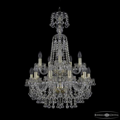 Люстра Bohemia Ivele Crystal 1409/10+5/195/XL-83/2d G