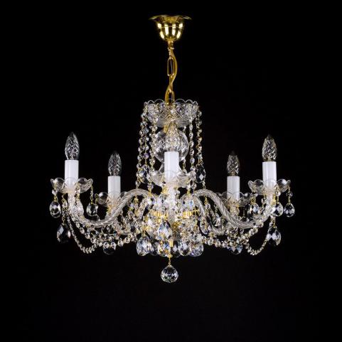 Люстра Art Glass TATANA VI. WHITE NICKEL CE