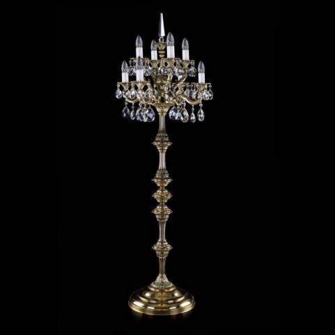 Торшер Art Glass FELICITA BRASS ANTIQUE CE