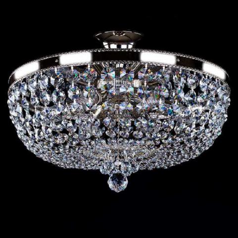 Люстра Art Glass GERTA DIA 450 NICKEL ANTIQUE SP