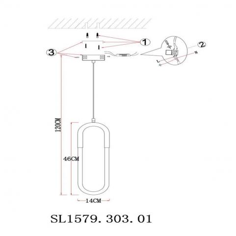 ST Luce Подвесной светильник ST-Luce Mofisto SL1579.303.01