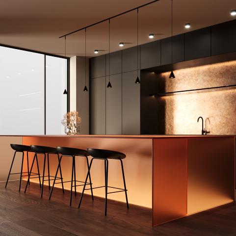 Трековый подвесной светильник Maytoni Technical Basity  Cono TR182-1-5WTW-M-B
