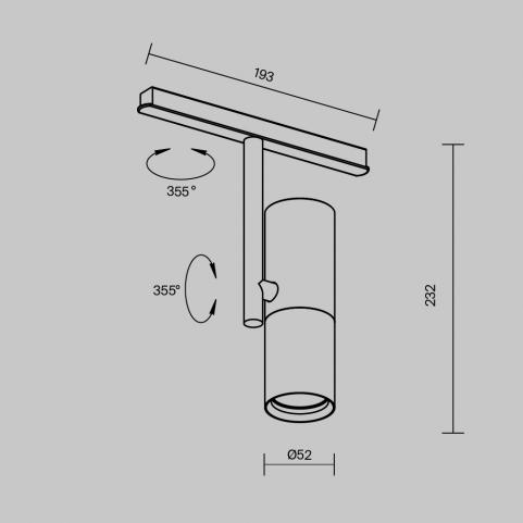 Трековый светильник Maytoni Technical Exility 4000K Elti TR005-2-12W4K-B