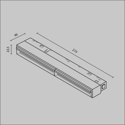 Трековый светильник Maytoni Technical Exility 3000K  Parete TR106-2-12W3K-W