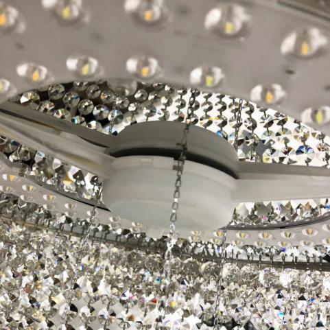 Люстра Bohemia Ivele Crystal 3000-6000 K 19321/25IV/LED-DIM Ni