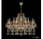 Люстра Bohemia Ivele Crystal 5413/10+5/240 G Amber/M-1G