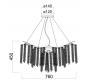 Подвесной светильник Divinare Salice 3133/01 SP-10