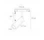 Магнитный трековый светильник Arte Lamp Linea 4000К A4660PL-1SG