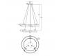 Светильник подвесной Arte Lamp Cesare A1993SP-64BK