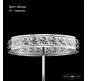 Люстра Bohemia Ivele Crystal 3000-6000 K 19321/25IV/LED-DIM Ni