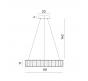 Светильник подвесной Divinare Teresa 1134/17 SP-32