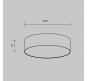 Потолочный светильник Maytoni Technical Ceiling 4000K Zon C032CL-24W4K-RD-B